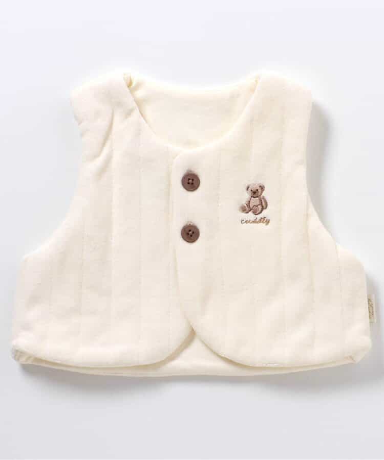 パイルキルトベビーベスト