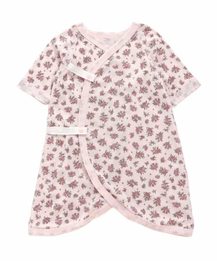 ベビー長袖フライスコンビ肌着