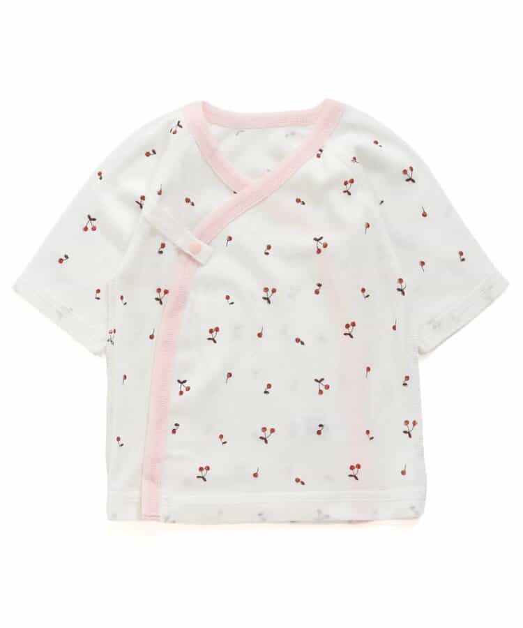 ベビー半袖フライス短肌着