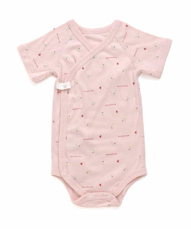 ベビー半袖フライスボディ肌着