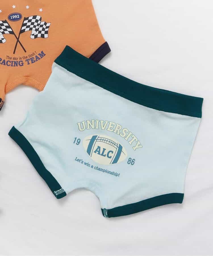 3P対象 BOYSスポーツモチーフバックプリントパンツ