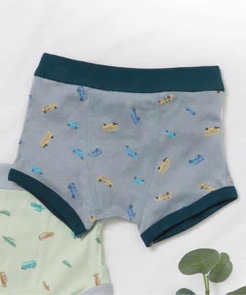3P対象 BOYSくるま総柄パンツ