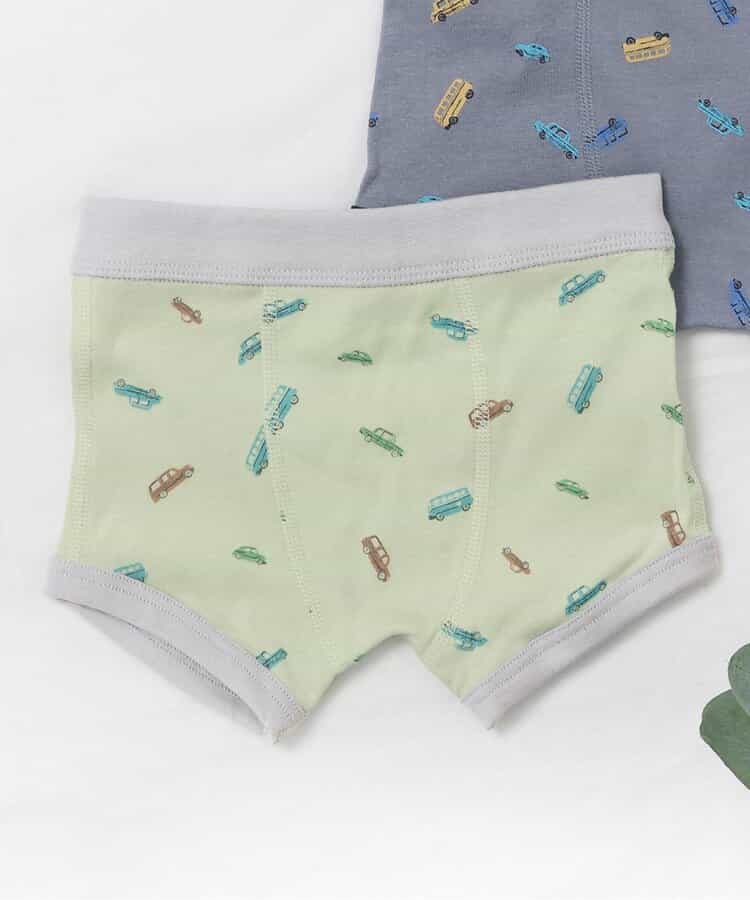 3P対象 BOYSくるま総柄パンツ