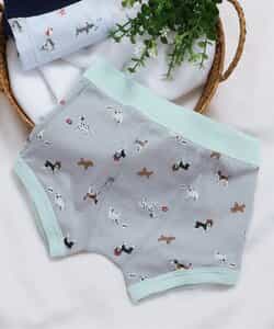 3P対象B BOYSサメ・犬総柄パンツ