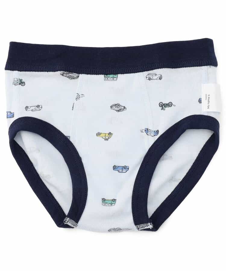 BOYS犬・車総柄ブリーフ