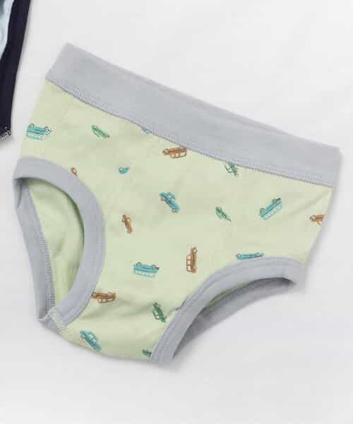 3P対象 BOYS恐竜・車総柄ブリーフ