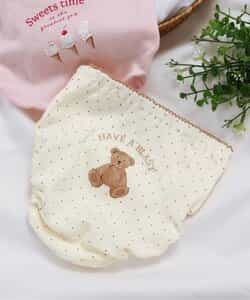 3P対象B GIRLSくま・アイスバックプリントパンツ