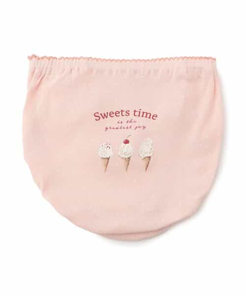 GIRLSくま・アイスバックプリントパンツ