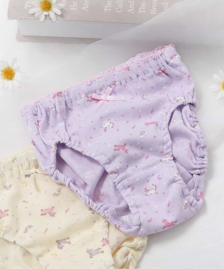 3P対象 GIRLSユニコーン総柄ショーツ