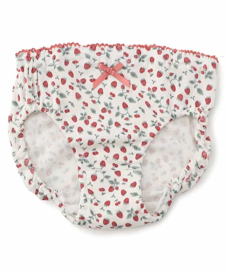 GIRLSイチゴ・カップケーキ総柄パンツ