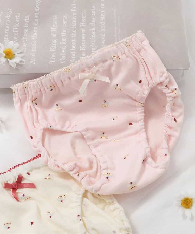 3P対象 GIRLSケーキ総柄ショーツ