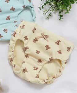 3P対象B GIRLSくま総柄パンツ