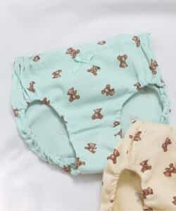 3P対象B GIRLSくま総柄パンツ