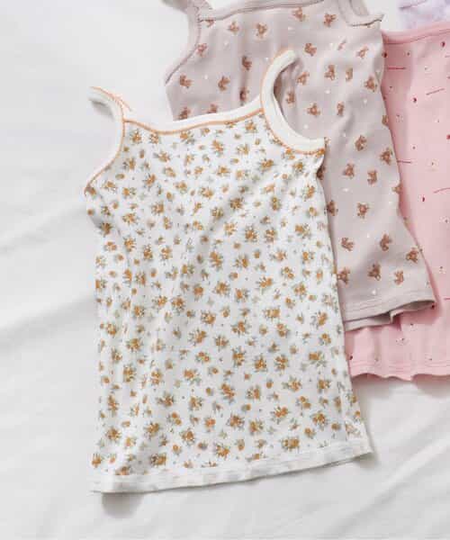 GIRLSフライス総柄キャミソール