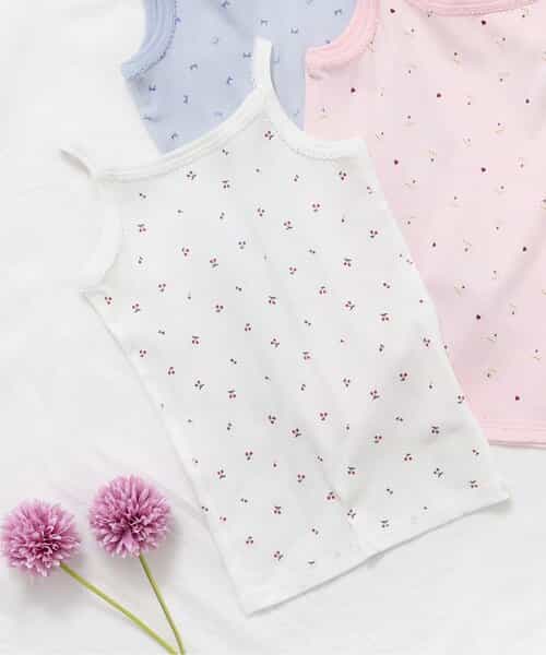 GIRLSフライス総柄キャミソール