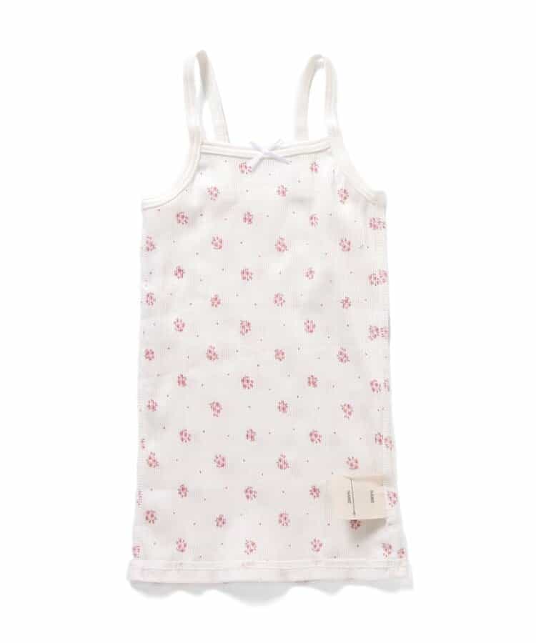 深あきインナーリブキャミソール