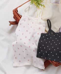 深あきインナーリブキャミソール