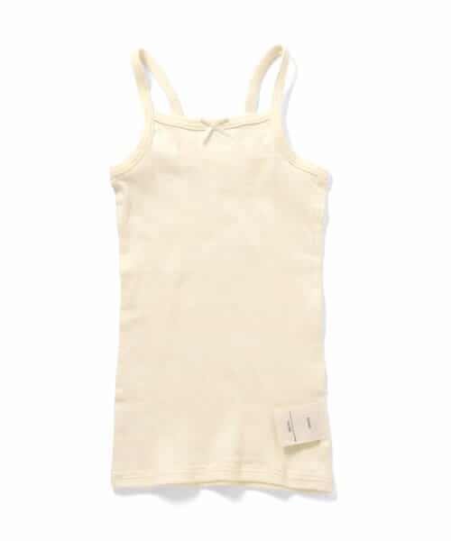深あきインナーリブキャミソール