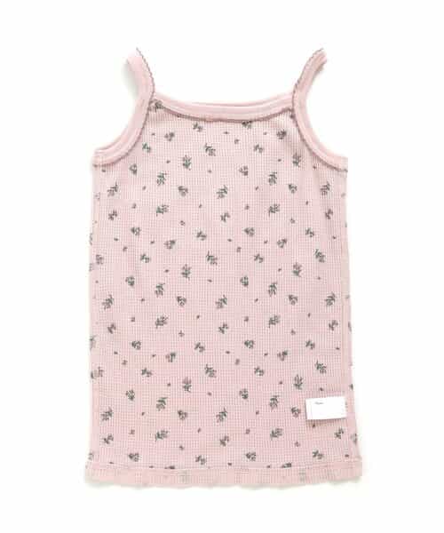 GIRLSワッフル総柄キャミソール