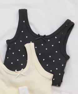 深あきインナーリブタンクトップ