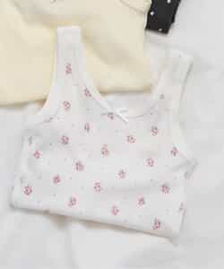 深あきインナーリブタンクトップ