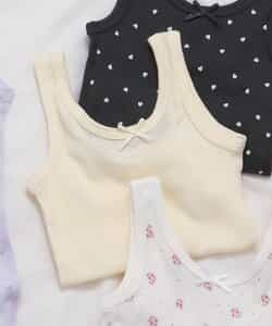 深あきインナーリブタンクトップ