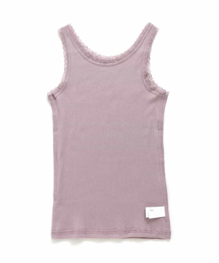 GIRLSリブレースタンクトップ