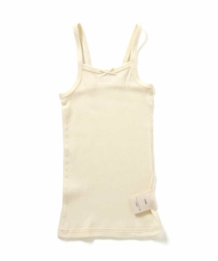 深あきインナーリブキャミソール