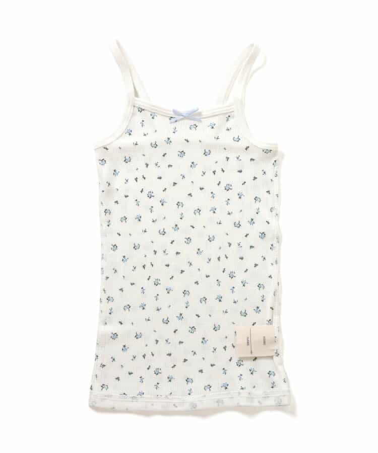 深あきインナーリブキャミソール