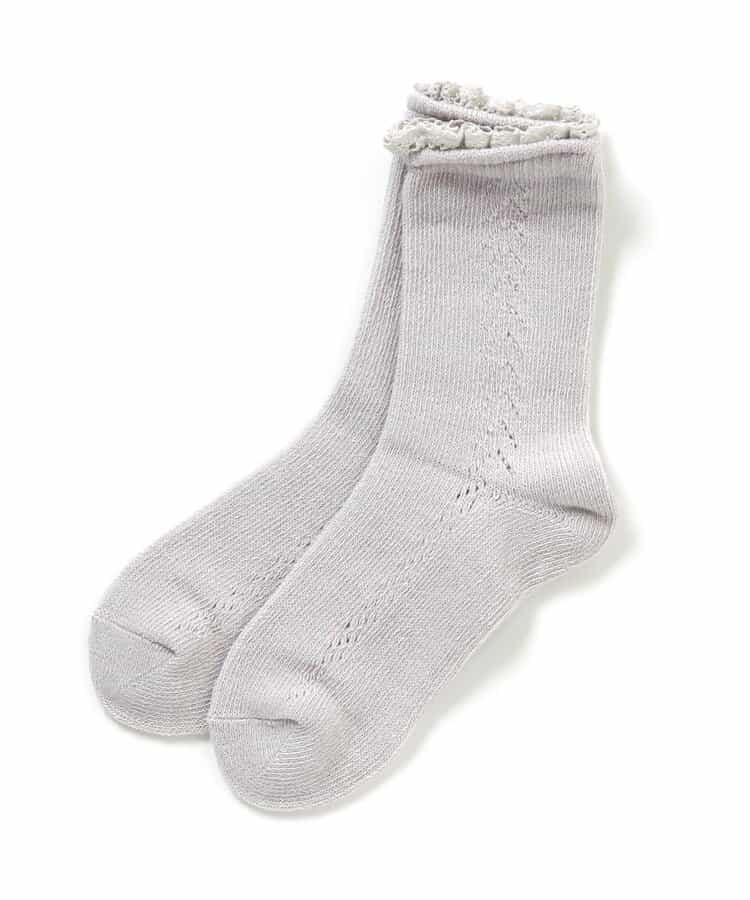 3P対象A 針抜きフリルソックス