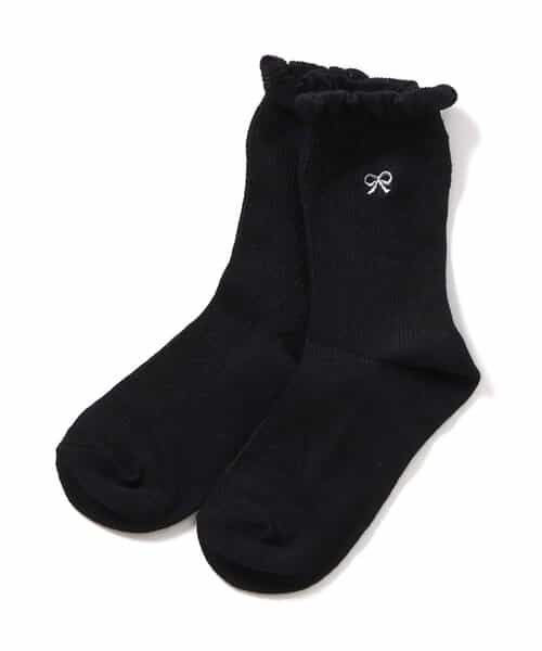 3P対象 ワンポイント刺繍ソックス