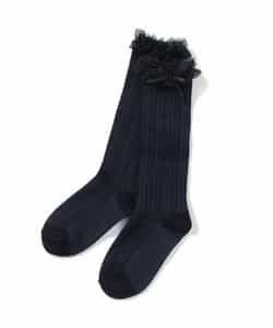 フォーマルフリルハイソックス