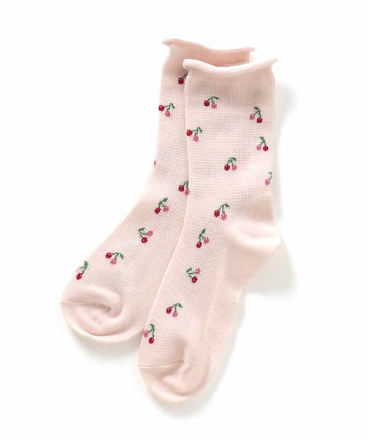 3P対象 GIRLS総柄ソックス