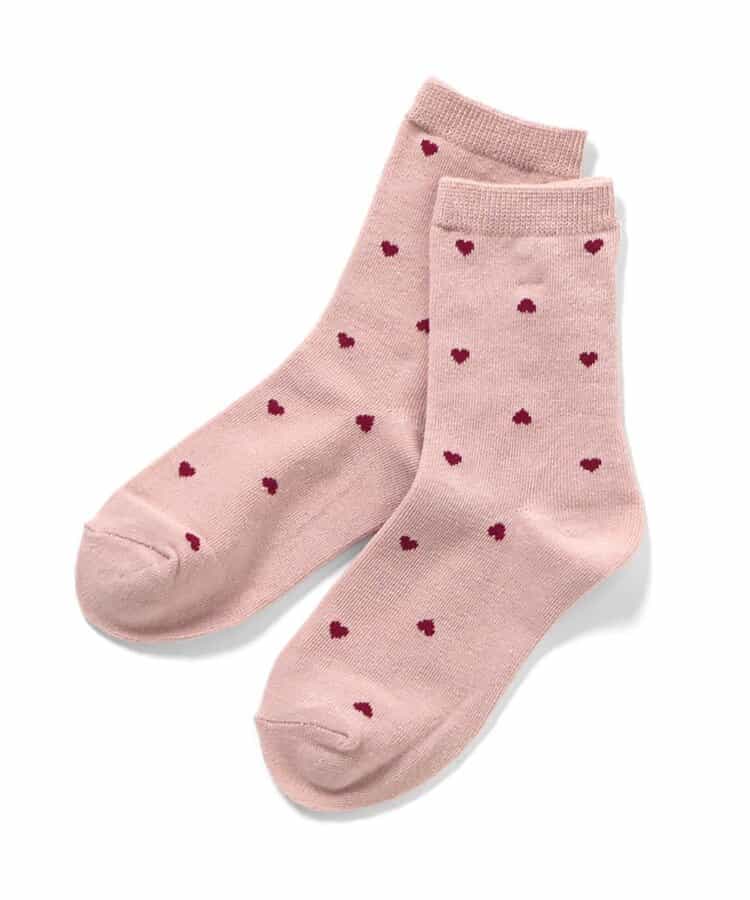 さくらんぼ・ハート・お花柄クルーソックス