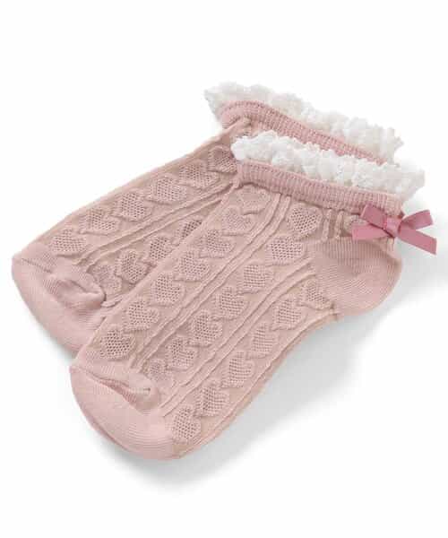 3P対象A リボンショートソックス