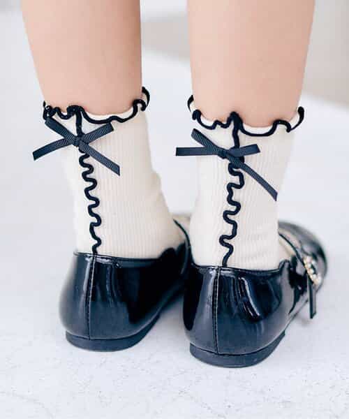 3P対象 リボンメローソックス