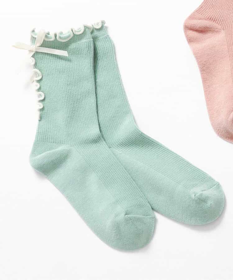 3P対象 リボンメローソックス