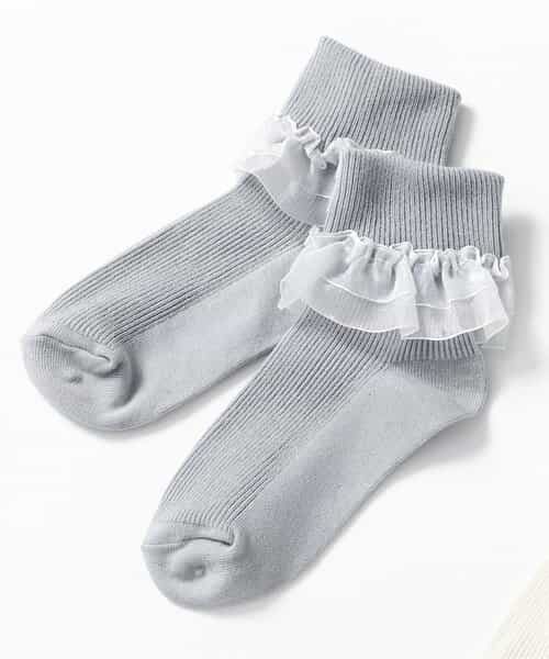 3P対象 フリルリブソックス