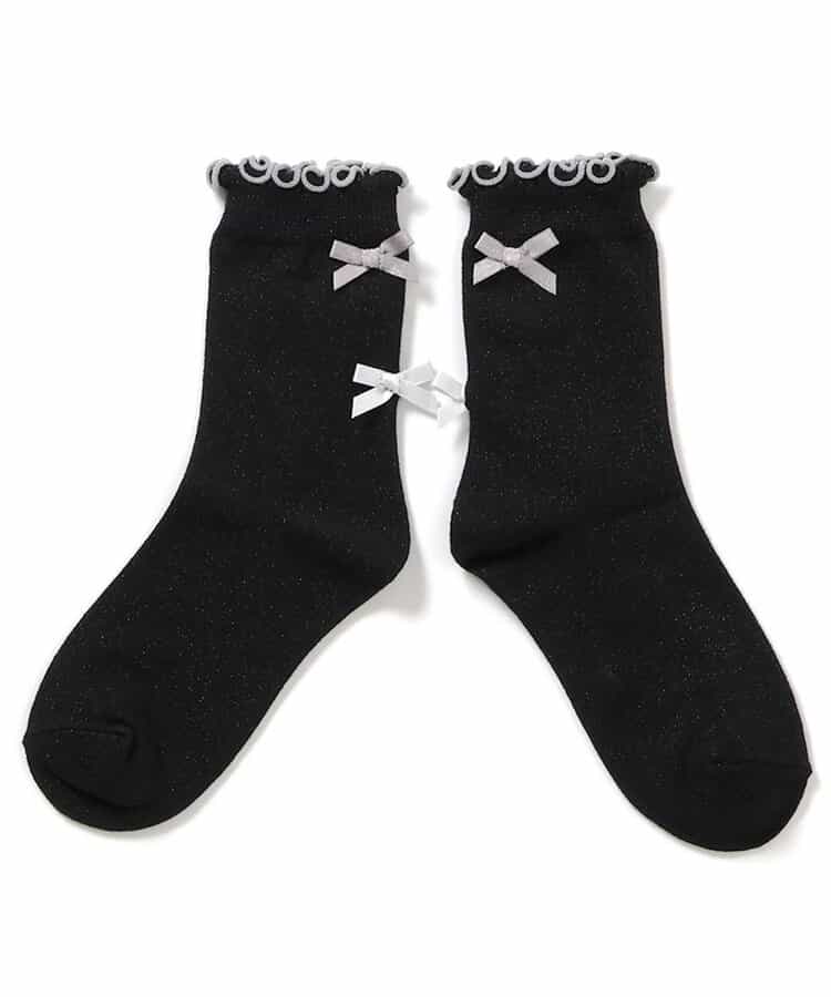 後ろリボンメローソックス