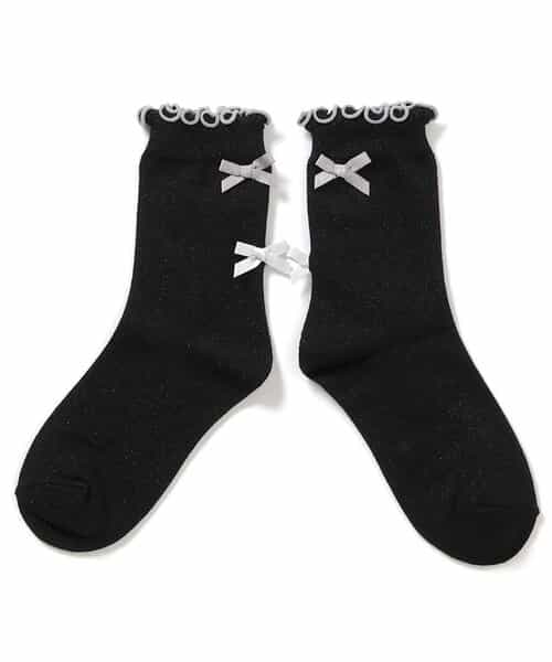 後ろリボンメローソックス