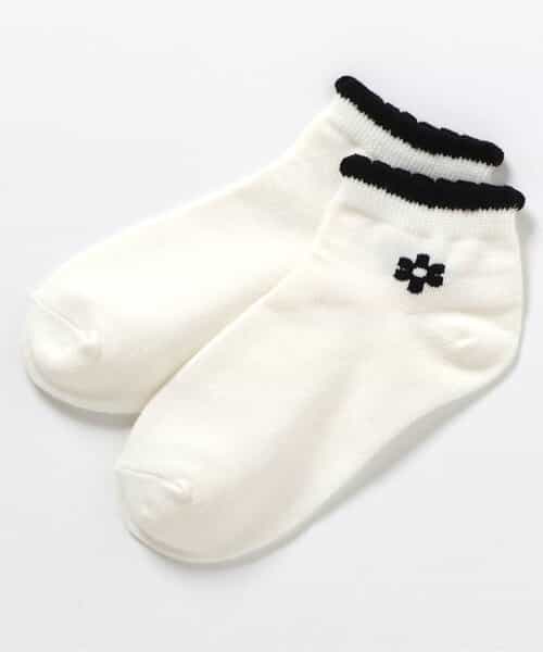 お花・ハート・さくらんぼ柄ショートソックス