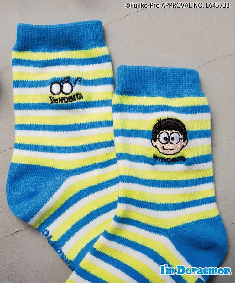 3P対象A I'm Doraemon 5柄キャラクターソックス【10cm-27cmサイズ展開】