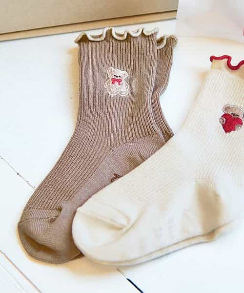 3P対象 tiny bear メロウフリルソックス