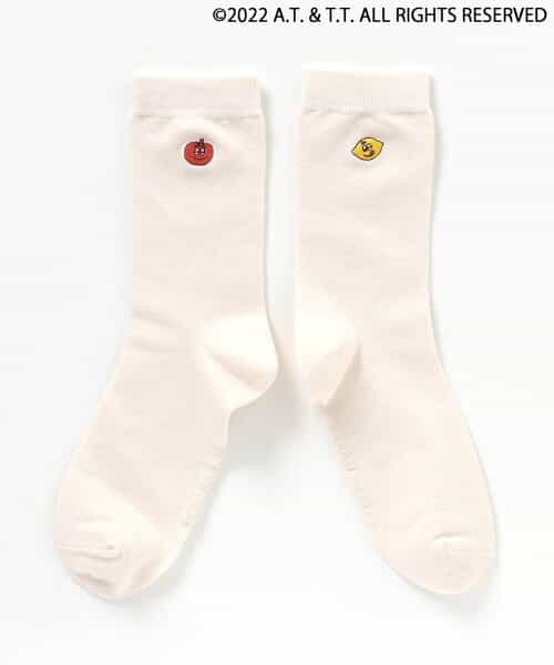 3P対象A バーバパパワンポイントソックス(おとな)