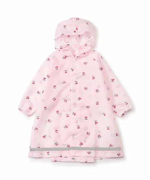 花・ハート・さくらんぼ・恐竜柄レインコート