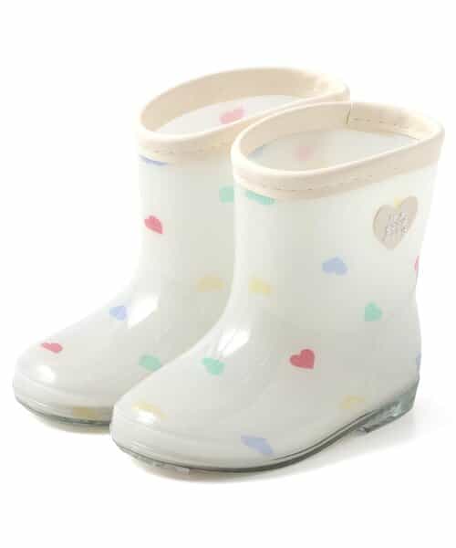 花・ハート・さくらんぼ・恐竜柄柄レインシューズ