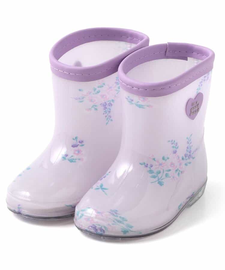 花・ハート・さくらんぼ・恐竜柄柄レインシューズ