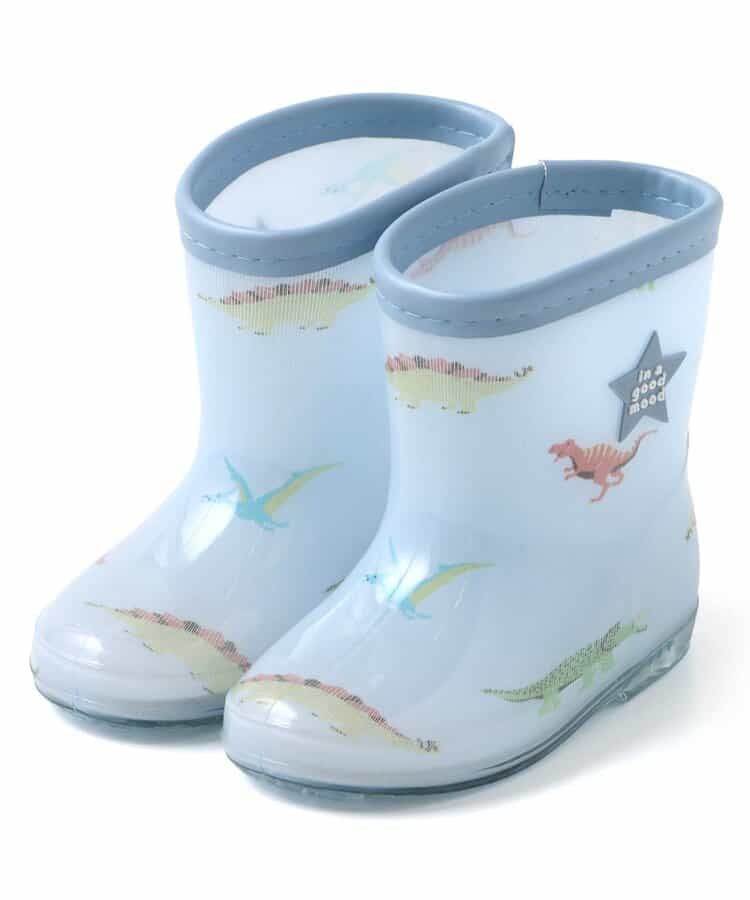 花・ハート・さくらんぼ・恐竜柄柄レインシューズ