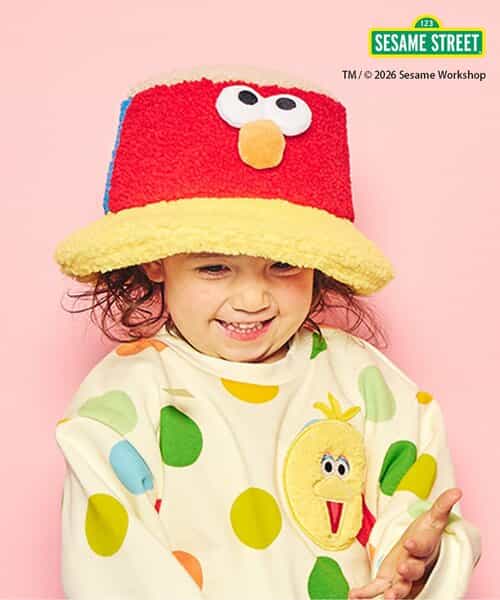 セサミストリート ボアハット