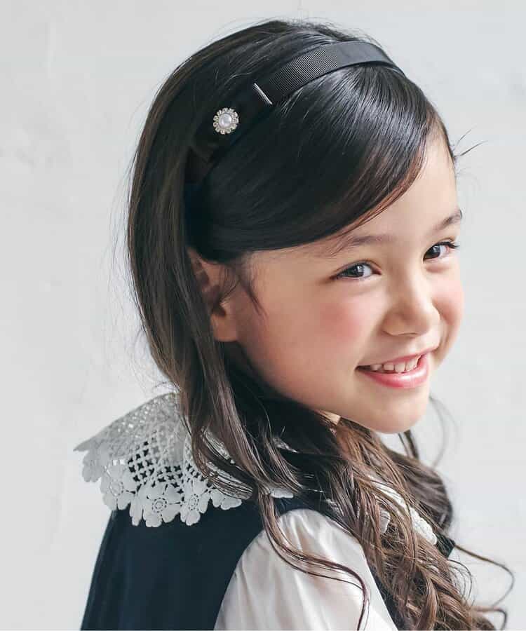 グログランリボンカチューシャ